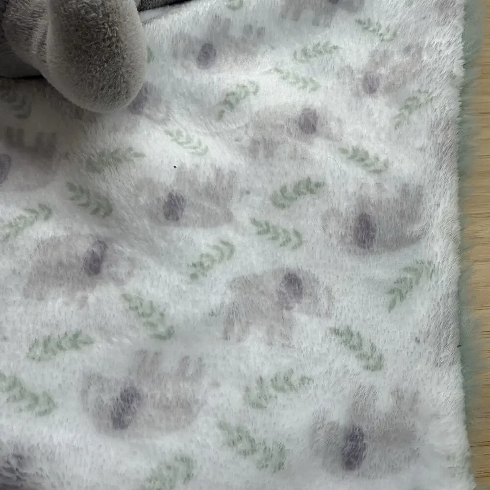 Dream Gro Elephant Lovey Mint Green Security Blanket Activity Teether